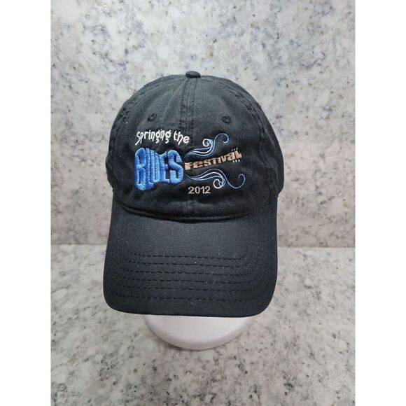 Springing the Blues Festival 2012 Hat Cap Adjustable Strap Back Black 2012 - Picture 1 of 9